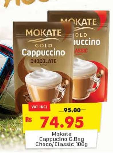 Mokate Cappuccino G.Bag Choco/Classic 100g