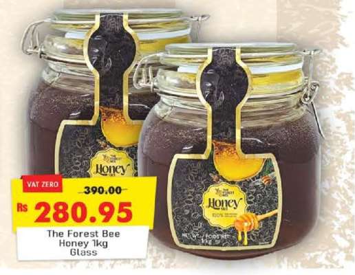 The Forest Bee Honey 1kg Glass