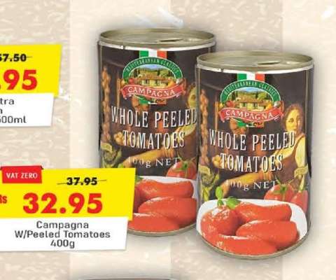 Campagna W/Peeled Tomatoes 400g
