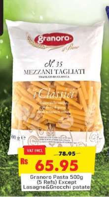 GRANORO PASTA 500G
