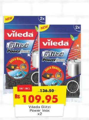 Vileda Glitzi Power Inox x2