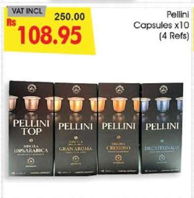 Pellini Capsules x10 (4 Refs)