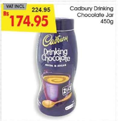 Cadbury Drinking Chocolate Jar 450g