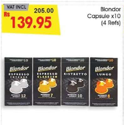 Blondor Capsule x10 (4 Refs)