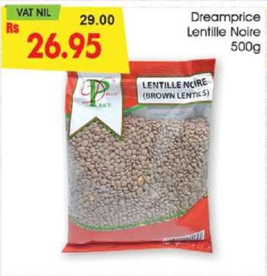 Dreamprice Lentille Noire 500g