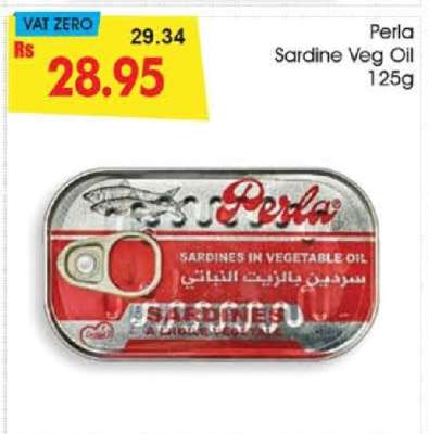 Perla Sardine Veg Oil 125g