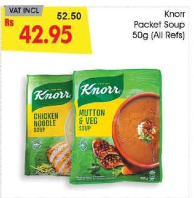 Knorr Packet Soup 50g (All Refs)