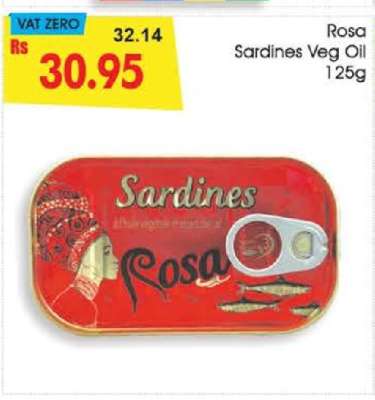 Rosa Sardines Veg Oil 125g