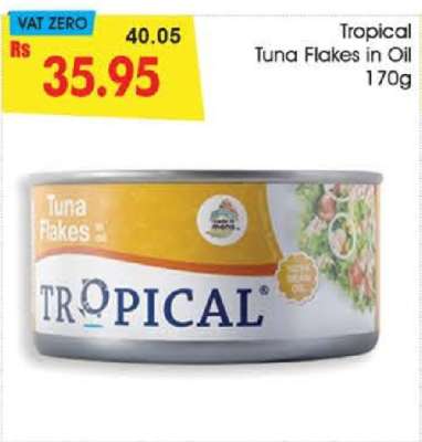 TROPICAL TUNA FLAKES IN OIL 170G
