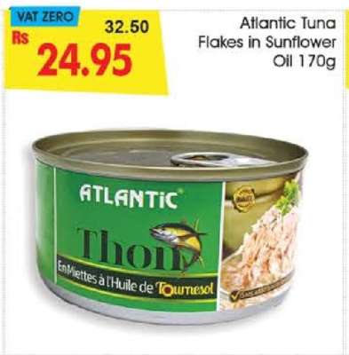 Atlantic Tuna Flakes in Sunflower Oil 170g
