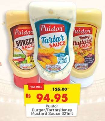 Puidor Burger/Tartar/Honey Mustard Sauce 321ml