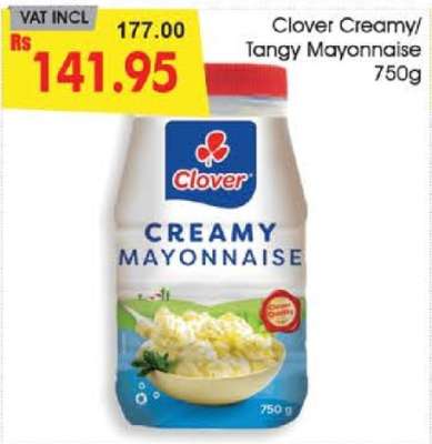 Clover Creamy/Tangy Mayonnaise 750g