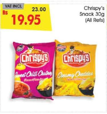 Chrispy’s Snack 30g (All Refs)