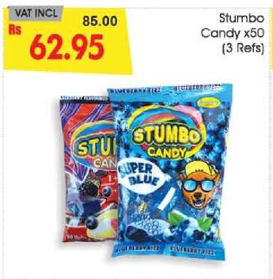 Stumbo Candy x50 (3 Refs)