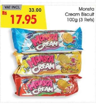 Monsta Cream Biscuit