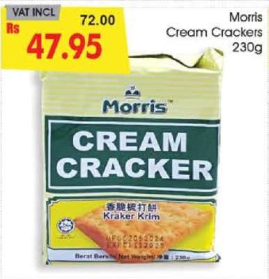 Morris Cream Crackers 230g