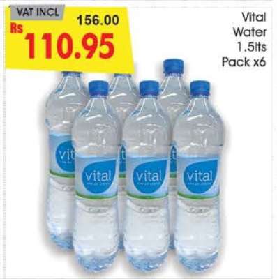 Vital Water 1.5lts Pack x6