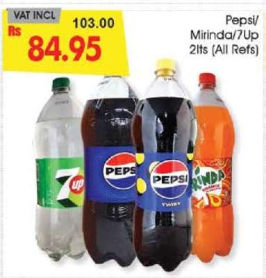 Pepsi/Mirinda/7Up 2lts (All Refs)
