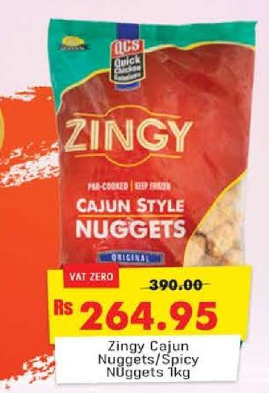 Zingy Cajun Nuggets/Spicy Nuggets 1kg