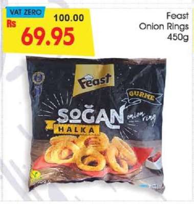 Feast Onion Rings 450g
