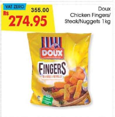 Doux Chicken Fingers/Steak/Nuggets 1kg