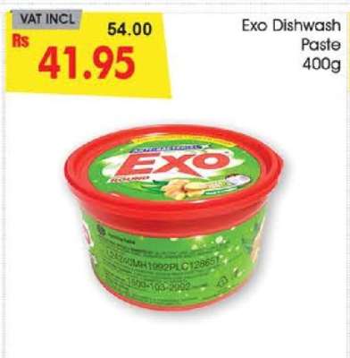 Exo Dishwash Paste 400g