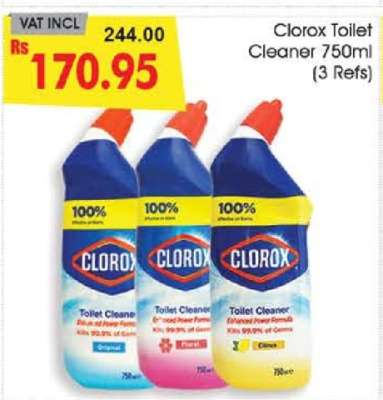 Clorox Toilet Cleaner 750ml (3 Refs)