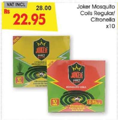 Joker Mosquito Coils Regular/Citronella x10