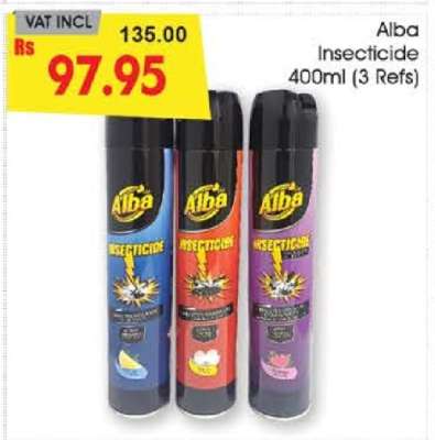 Alba Insecticide 400ml (3 Refs)
