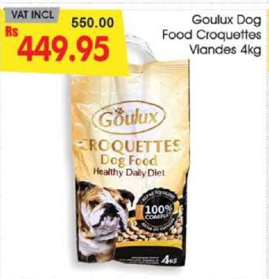 Goulux Dog Food Croquettes Viandes 4kg