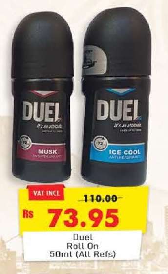 Duel Roll On 50ml (All Refs)