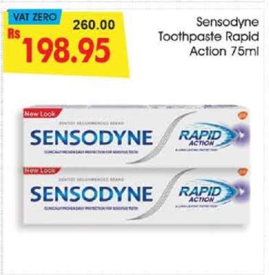 Sensodyne Toothpaste Rapid Action 75ml