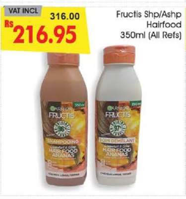 Fructis Shp/Ashp Hairfood 350ml (All Refs)