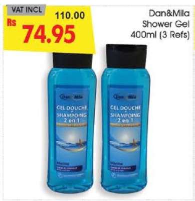 Dan&Mila Shower Gel 400ml (3 Refs)