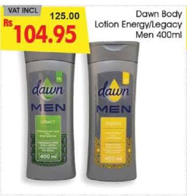Dawn Body Lotion Energy/Legacy Men 400ml