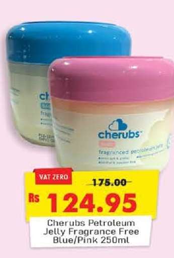 Cherubs Petroleum Jelly Fragrance Free Blue/Pink 250ml