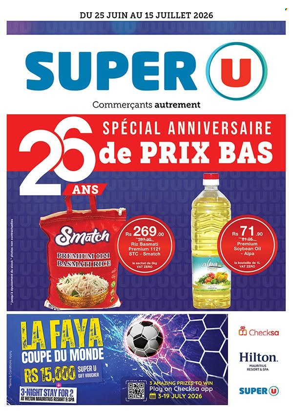 Super U catalogue - 25.06.2026 - 15.07.2026. Page 1