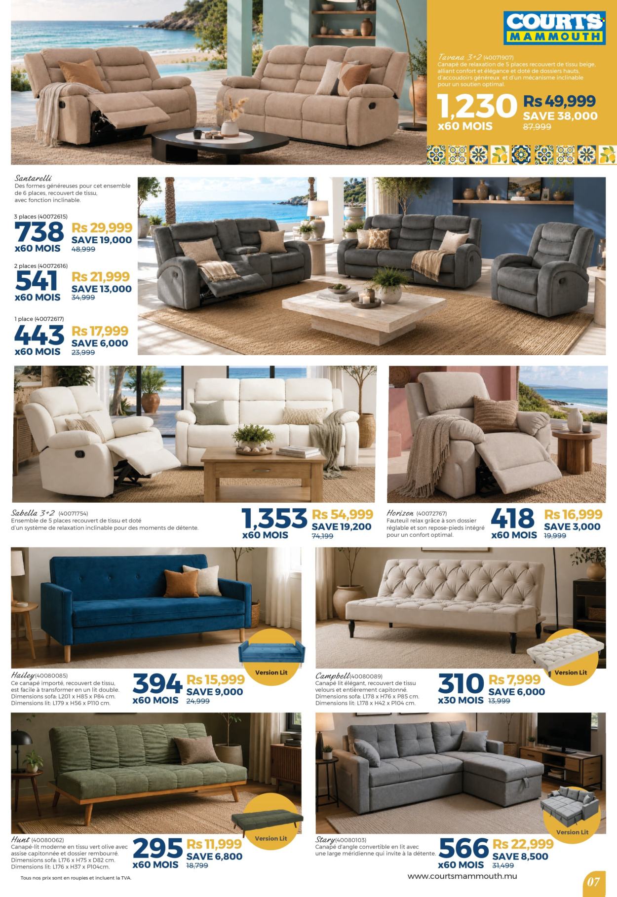 Courts Mammouth catalogue - 26.06.2026 - 6.08.2026. Page 7