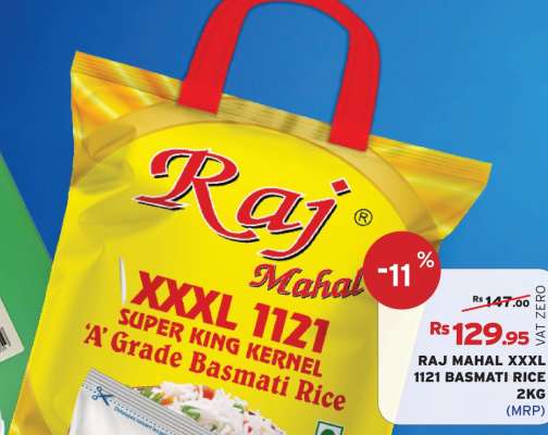 RAJ MAHAL XXXL 1121 BASMATI RICE