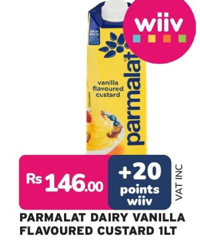 PARMALAT DAIRY VANILLA FLAVOURED CUSTARD 1LT