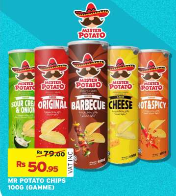 MR POTATO CHIPS 100G (GAMME)