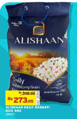 Alishaan Daily Basmati Rice 5kg