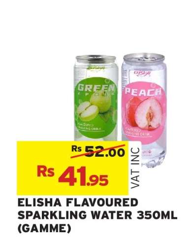 ELISHA FLAVOURED SPARKLING WATER 350ML (GAMME)