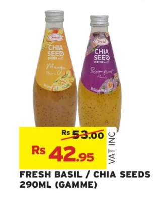 FRESH BASIL/CHIA SEEDS 290ML (GAMME)