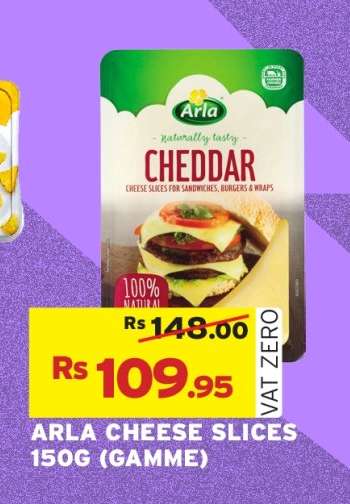 ARLA CHEESE SLICES 150G (GAMME)
