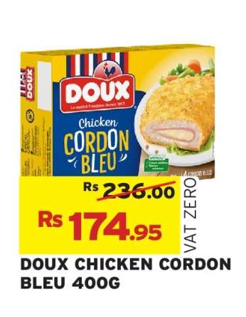 Doux Chicken Cordon Bleu 400g