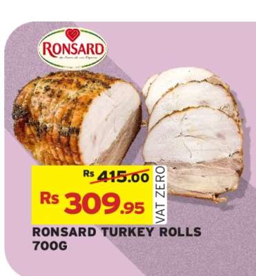 RONSARD TURKEY ROLLS 700G