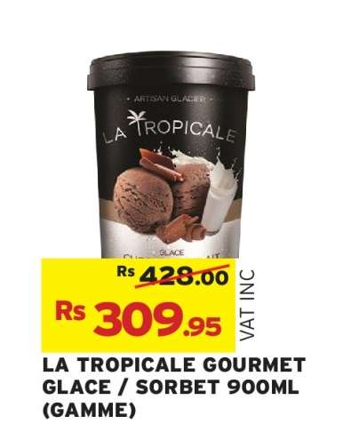 LA TROPICALE GOURMET GLACE/SORBET 900ML (GAMME)