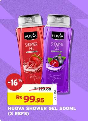 HUGVA SHOWER GEL 500ML (3 REFS)
