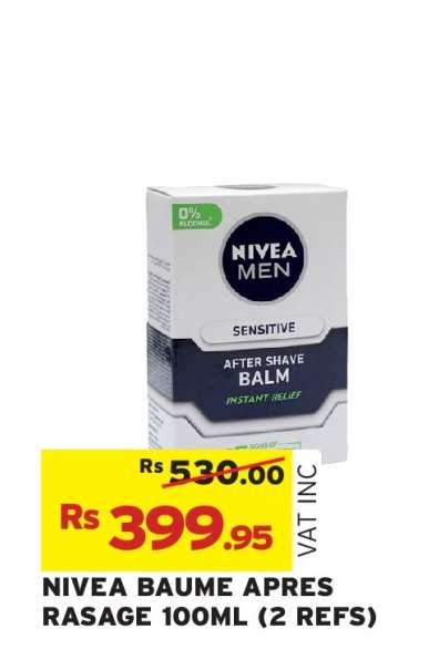 NIVEA BAUME APRES RASAGE 100ML (2 REFS)